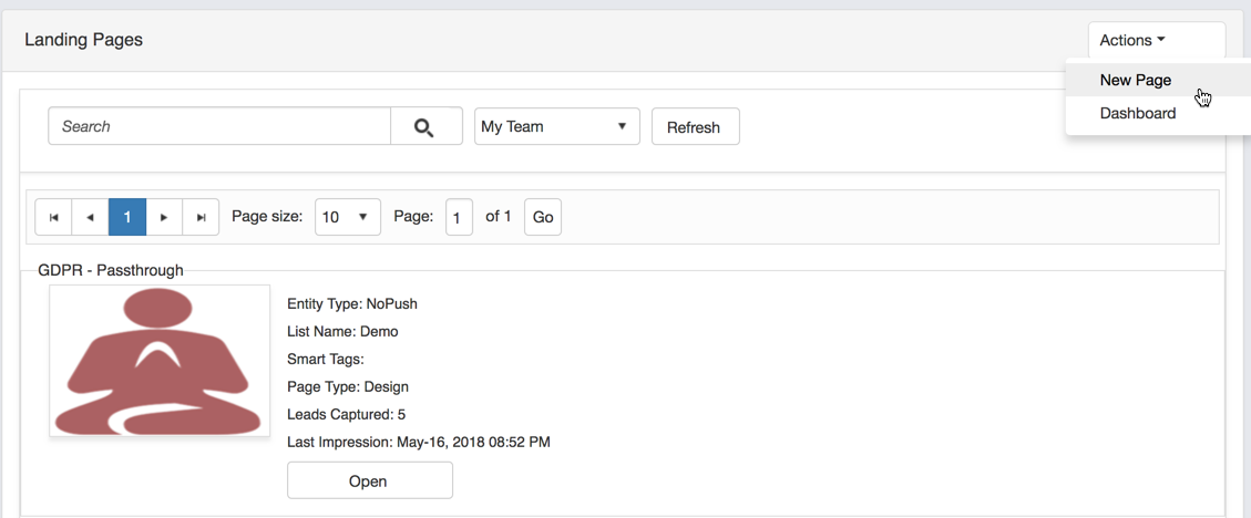Creating a Page Designer Form