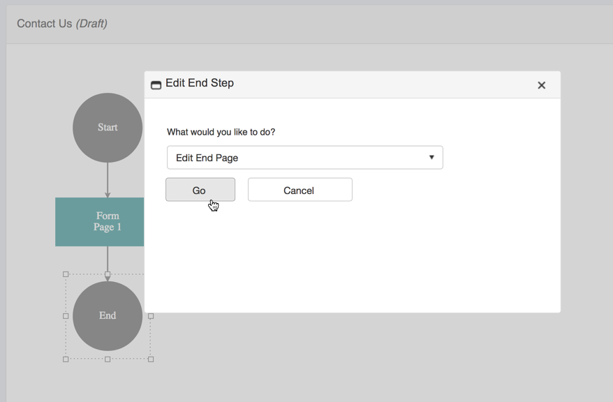 Design Your End Page